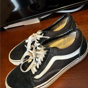 Vans Black and White Women's Sneakers